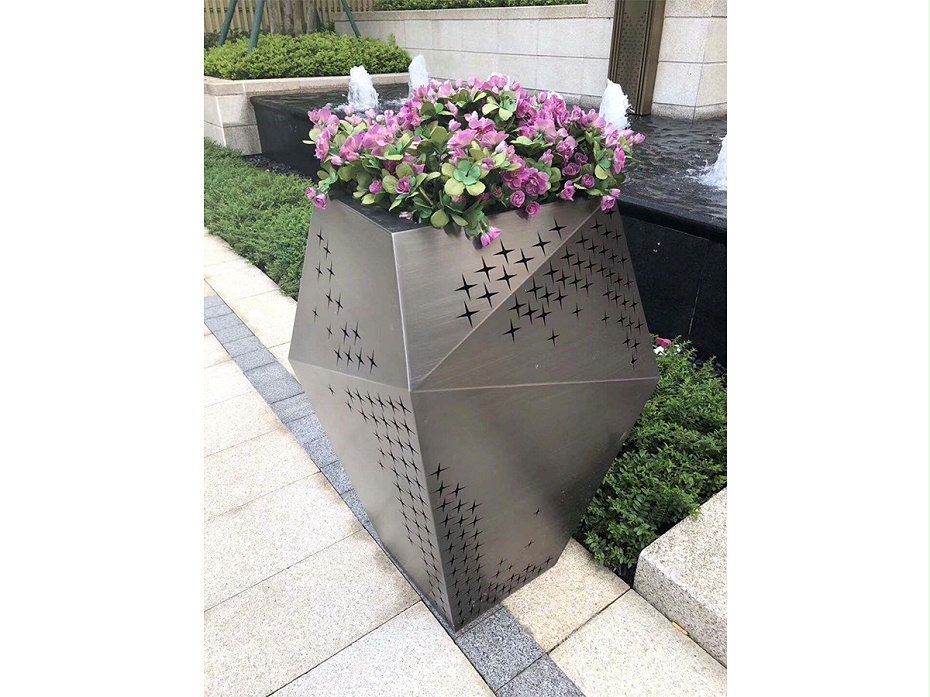 不銹鋼花箱1200