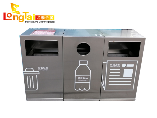 不銹鋼環(huán)衛(wèi)大號垃圾箱